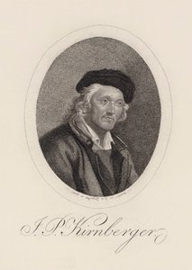 Portret van de componist Johann Philipp Kirnberger 1721-1783