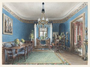 De Blauwe Kamer, Kasteel Fischbach door Friedrich Wilhelm Klose