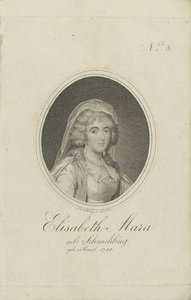 Gertrud Elisabeth Mara, geboren Schmeling 1749-1833, 1803