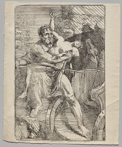 De ontvoering van Proserpina door Pluto (2e versie) door Friedrich Wilhelm Reuter