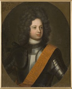 Portret van Frederik Willem I (1688-1740), koning in Pruisen, door Weidemann, Friedrich Wilhelm (1668-1750) door Friedrich Wilhelm Weidemann