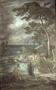 Aankomst van Odysseus bij de nimf Calypso, Scènes uit de Odyssee