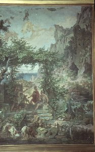 Odysseus bij de varkenshoeder Eumaios, Scènes uit de Odyssee