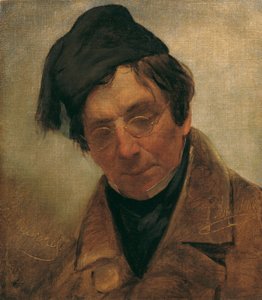De beeldhouwer Pompeo Marchesi door Friedrich von Amerling