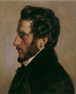 De schilder Friedrich Gauermann door Friedrich von Amerling