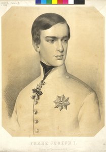 Keizer van Oostenrijk Franz Joseph I door Friedrich von Amerling