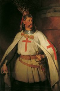 Aartshertog Leopold als kruisvaarder door Friedrich von Amerling