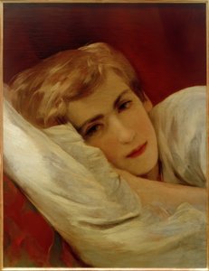 Friedrich (Fritz) Amerling op het ziekbed