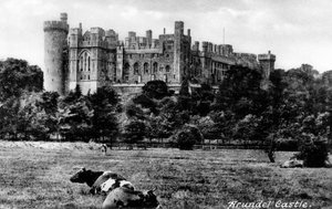Kasteel Arundel, West Sussex, begin 20e eeuw