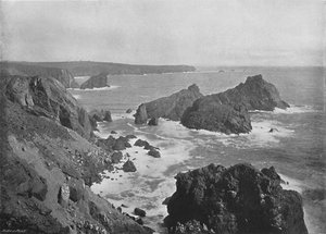 Oude Lizard Head en Kynance Cove, c1896