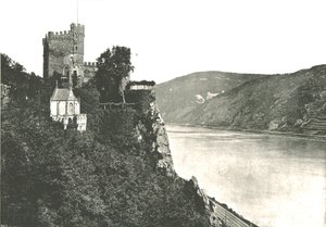 Rheinstein Kasteel aan de Rijn, Duitsland