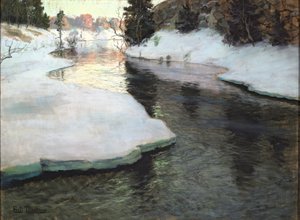 Bergstroom. Winter