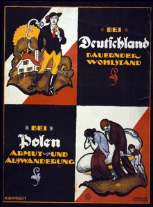 Duitse anti-Poolse poster