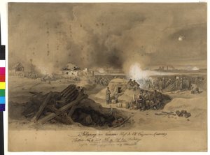 Belegering van Komorn door de k.k. troepen in april 1849