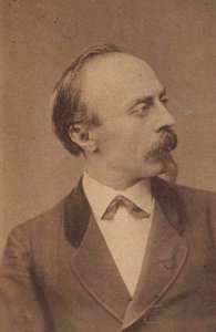 Portret van de componist Hans von Bülow 1830-1894, ca. 1875 door Fritz Luckhardt