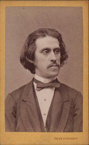Portret van de componist Josef Strauss 1827-1870, c. 1868