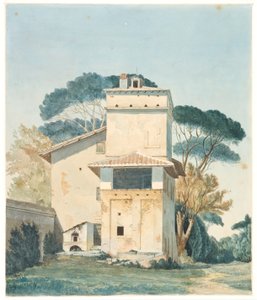 Atelier van Rafaël in de tuin van Villa Borghese, Rome