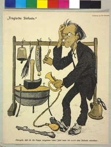 Gustav Mahler door Fritz Schonpflug