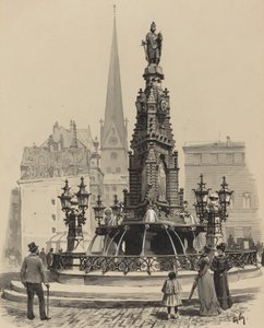 Fontein op de vismarkt