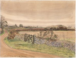 Herfstlandschap door Fritz Syberg