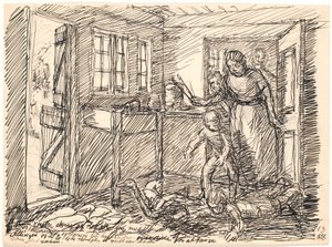 De vrouw schreeuwde... door Fritz Syberg