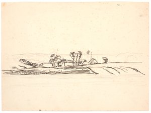 Landschap met een Boerderij door Fritz Syberg