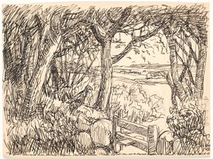 Nu viel de herfst in... door Fritz Syberg