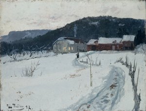 Grini, Boven Maja Boerderij door Fritz Thaulow