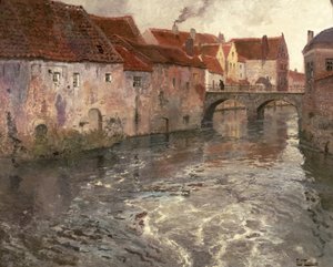 De brug bij Antwerpen (of Oudenard), 1902
