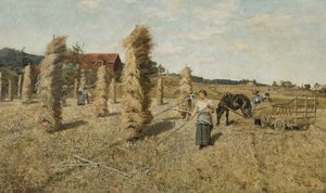 Het veld bij Froen door Fritz Thaulow