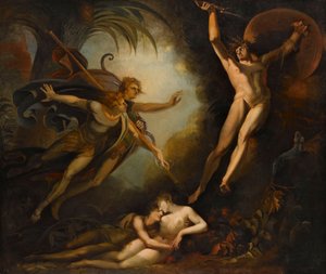 Satan schrikt, aangeraakt door Ithuriels speer, 1779