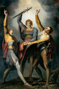 De drie bondgenoten in de eed op de Rütli, 1779-1781