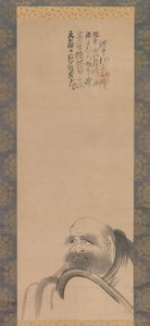 Portret van Daruma, begin 17e eeuw