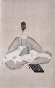 De dichter, Akahito, uit 