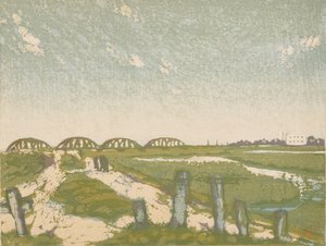 Shin Arakawa door Fukazawa Sakuichi