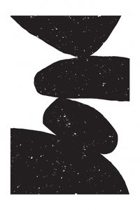 Evenwichtige abstracte stenen