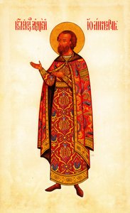 Heilige Grootvorst Andrey Bogolyubsky, 1887 door Fyodor Grigoryevich Solntsev