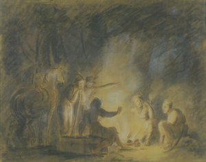Bij het kampvuur, 1806