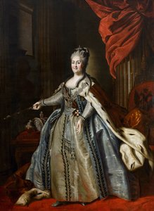 Portret van keizerin Catharina II (1729-1796) door Fyodor Stepanovich Rotokov