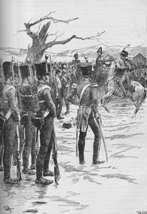 Een huzaar stormde binnen met het nieuws dat de vijand op ons afkwam!, 1895, 1902