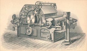 Zelfstrippen Kaardmachine, door Dobson en Barlow Bolton
