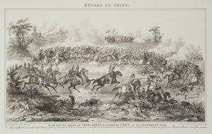 De Slag bij Chang-Kia-Onang, voor Tong-Cheou, 18 september 1860, uit De Oorlog in China, 1862 door G.C. de Fortavion