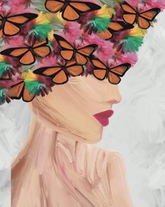 Elegante vlindervrouw door GIovanna Gil Alves