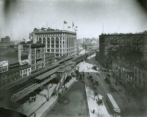 Broadway, Noord vanaf 32nd Street, New York City