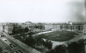 Campus van Columbia University vanuit het zuidwesten, New York City, 1910 door G.P. Hall und Sohn