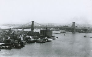 Williamsburgbrug, 1909 door G.P. Hall und Sohn
