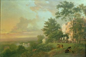 Uitzicht vanaf het terras, Richmond Hill