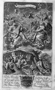 Scène van Hemel en Hel, illustratie uit de inleiding tot Boek 1 Deel 3 van 