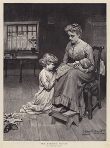 Het avondgebed door G. Grenville Manton