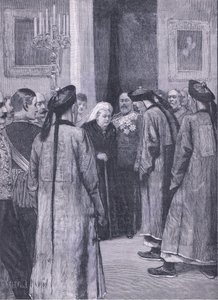 Bezoek van Li Hung-Chang aan de Koningin in Osborne, illustratie uit Cassells Geschiedenis van Engeland, 1900s door G. Grenville Manton